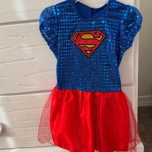 Superhero Sequin Kids Costume - Blue and Red